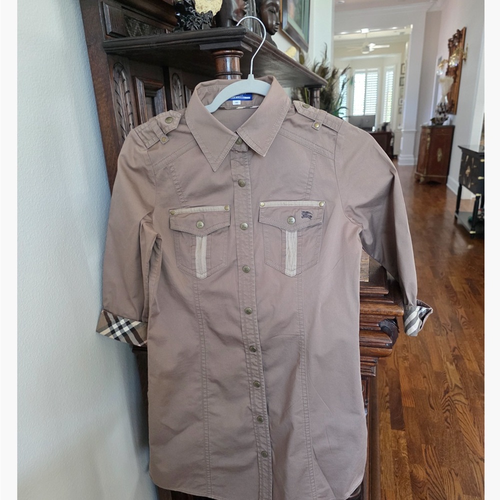 Burberry Tan Mini Dress